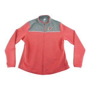 NFL Arizona Cardinals Team Apparel Women's Full‎ Zip Pullover TX3 Warm Size 3XL